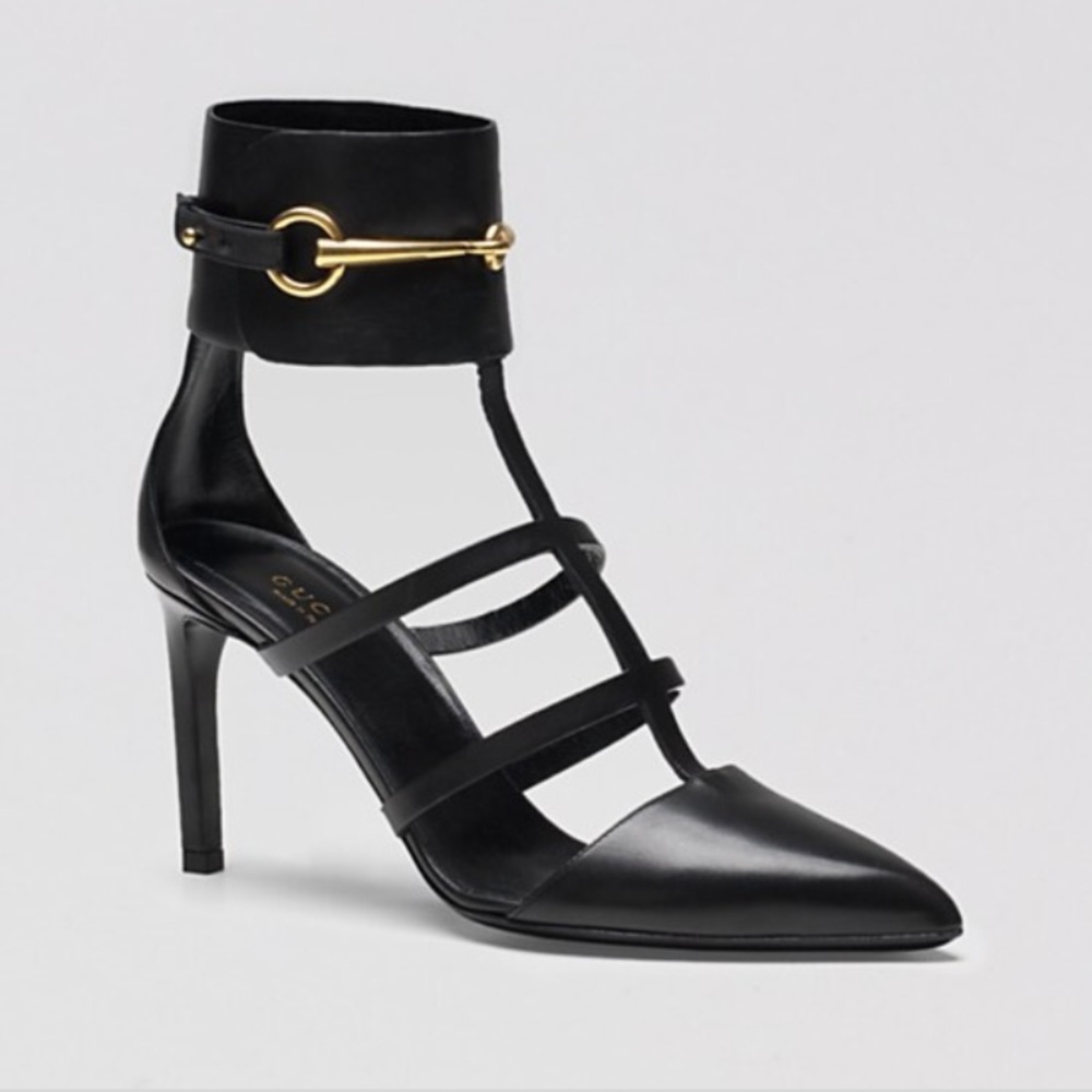 ❗️Flash Sale❗️ ✨GUCCI✨ black caged heels🌴HP🌴